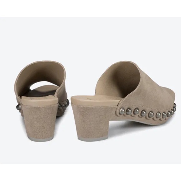 Pedro Garcia Nain Clog Peep Toe Clog in Desert Castoro Size 38.5 - Picture 4 of 6